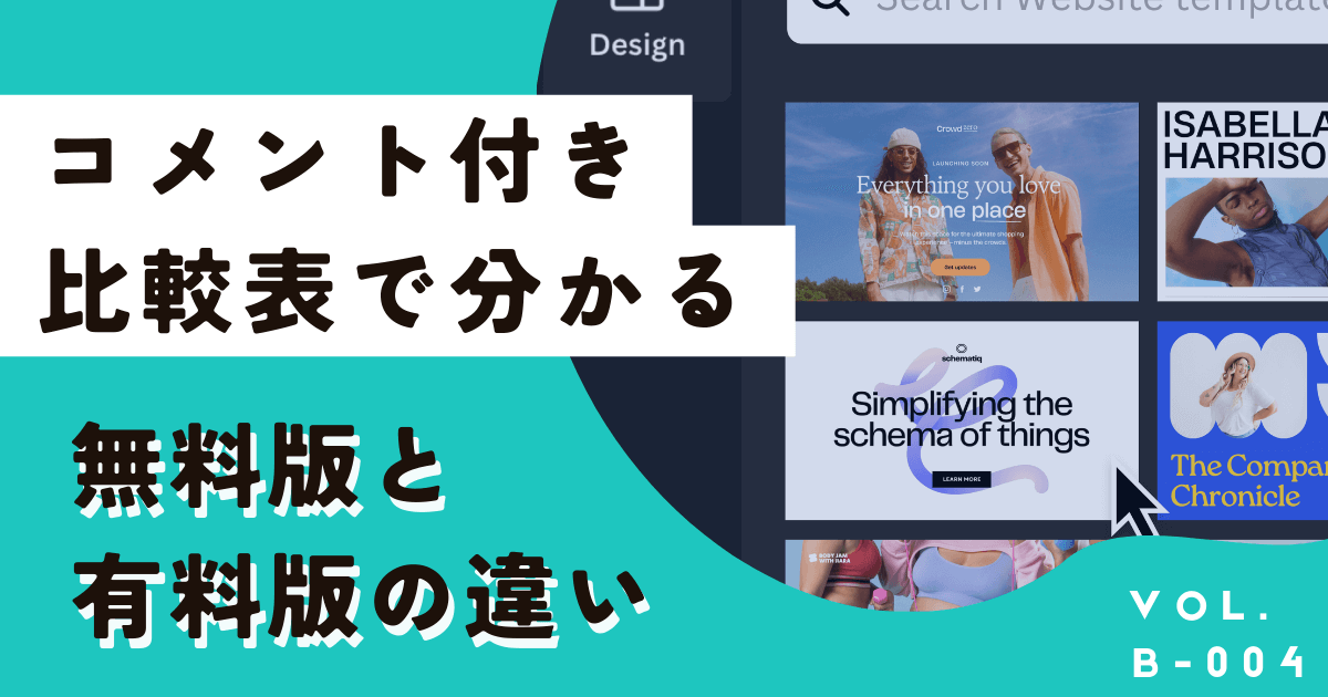 【一目でわかる12項目比較表付き】Canva無料版と有料版との違いを徹底比較