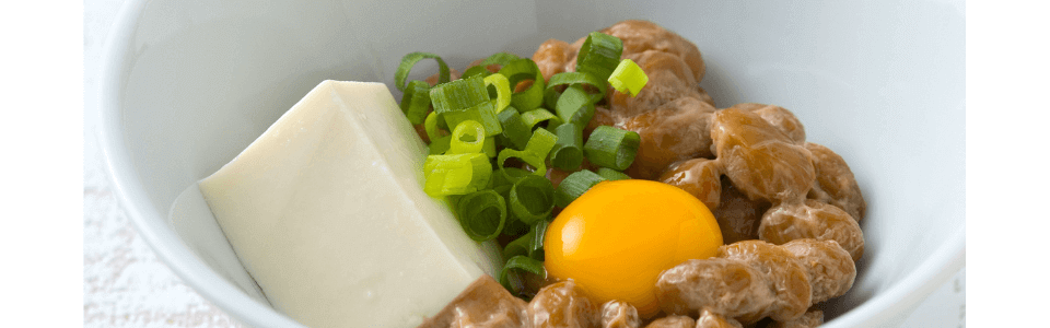 豆腐と納豆の和風ヘルシー丼（調理時間3分）