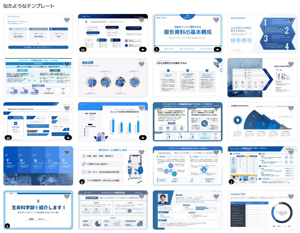 テンプレートを使用すれば、もっと簡単にインフォグラフィックが作れる